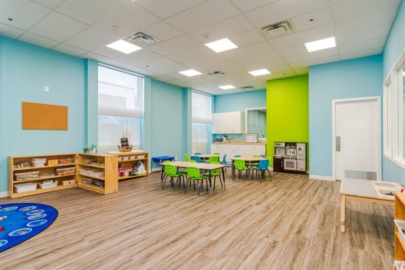 Commercial daycare tenant improvement electrical work by Artech Electric.